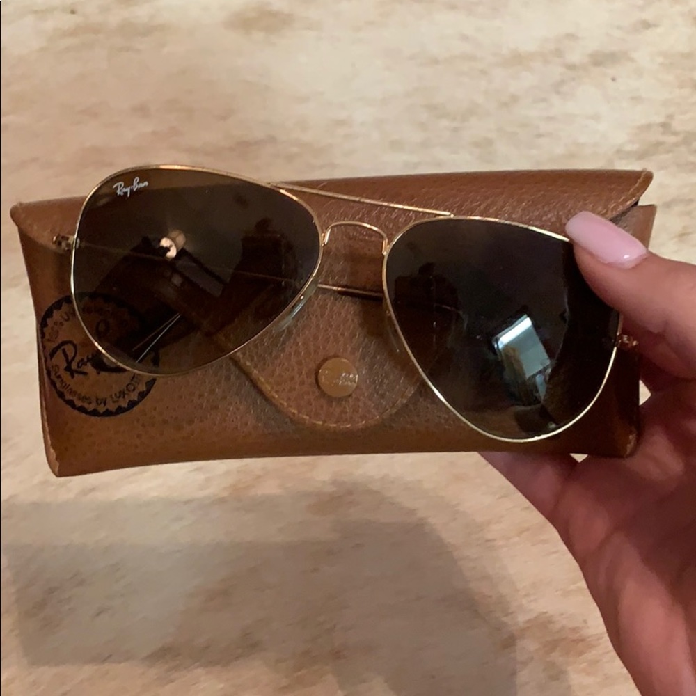 Ray- Ban aviator sunglasses
